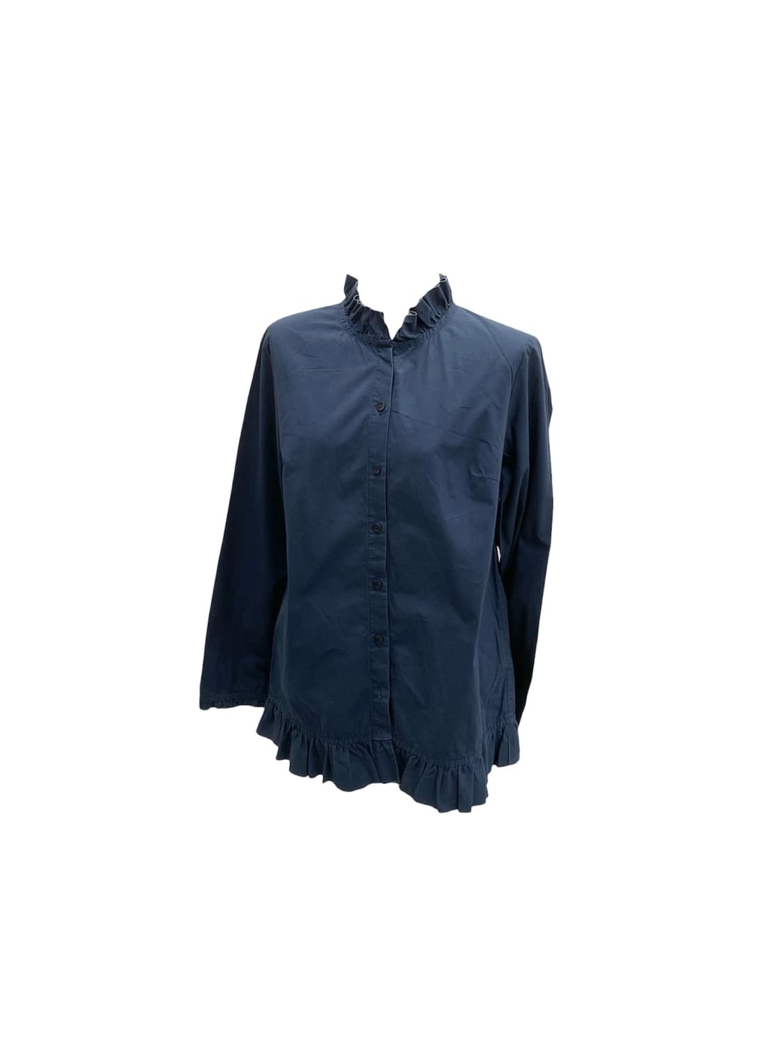 Beams blue frill shirt 상품이미지2