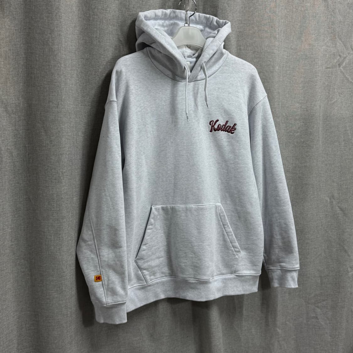 [L] 코닥 KODAK 인스타매틱 자수 로고 긴팔 후드티 상품이미지4