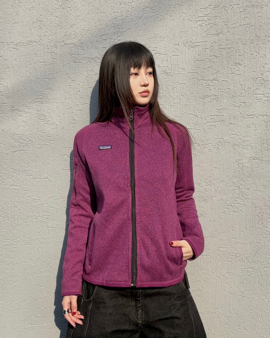 90s vintage Patagonia full zip fleece jk 상품이미지1