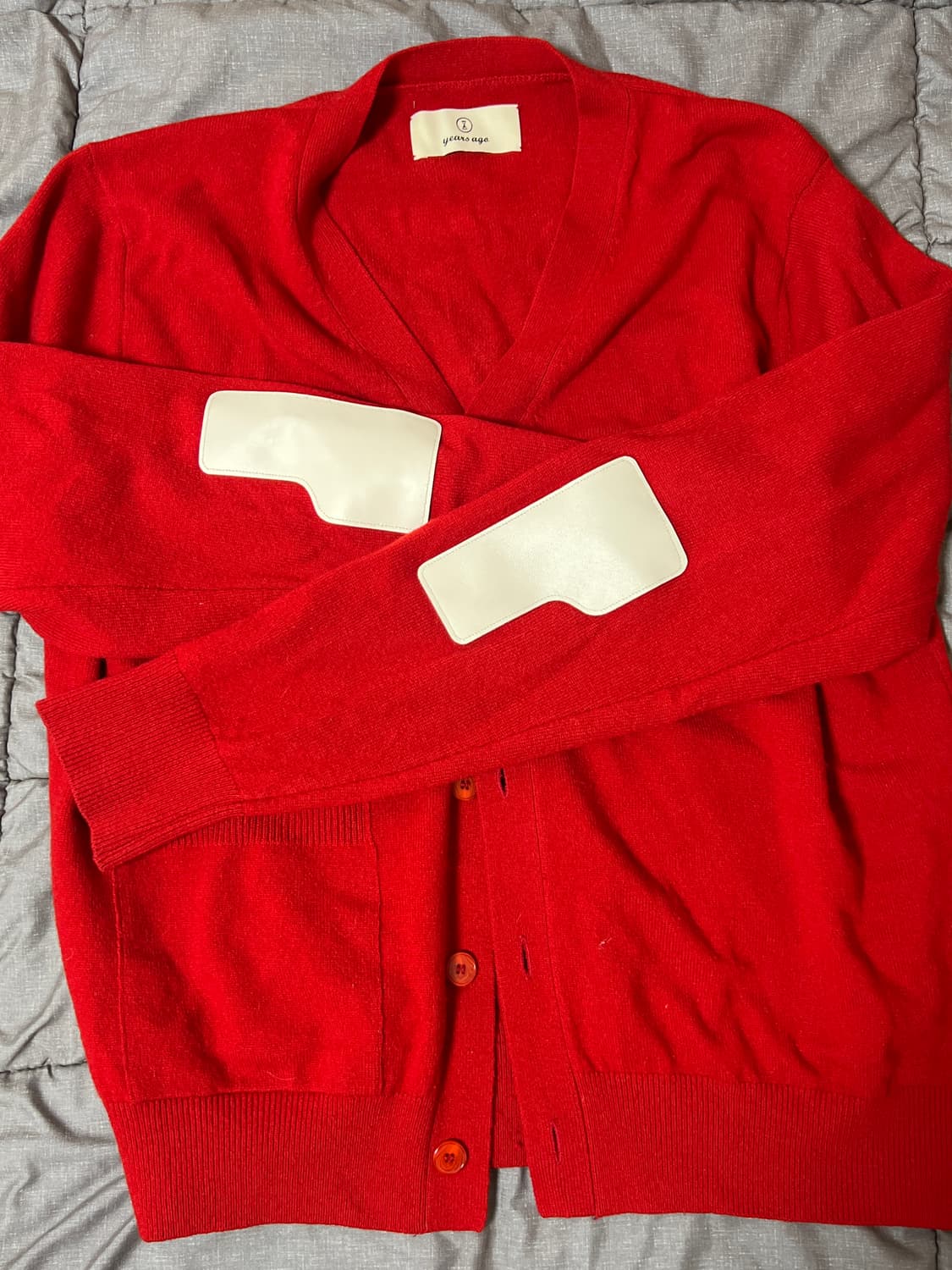 이얼즈어고 로버울 가디건 레드 L 사이즈  상품이미지1