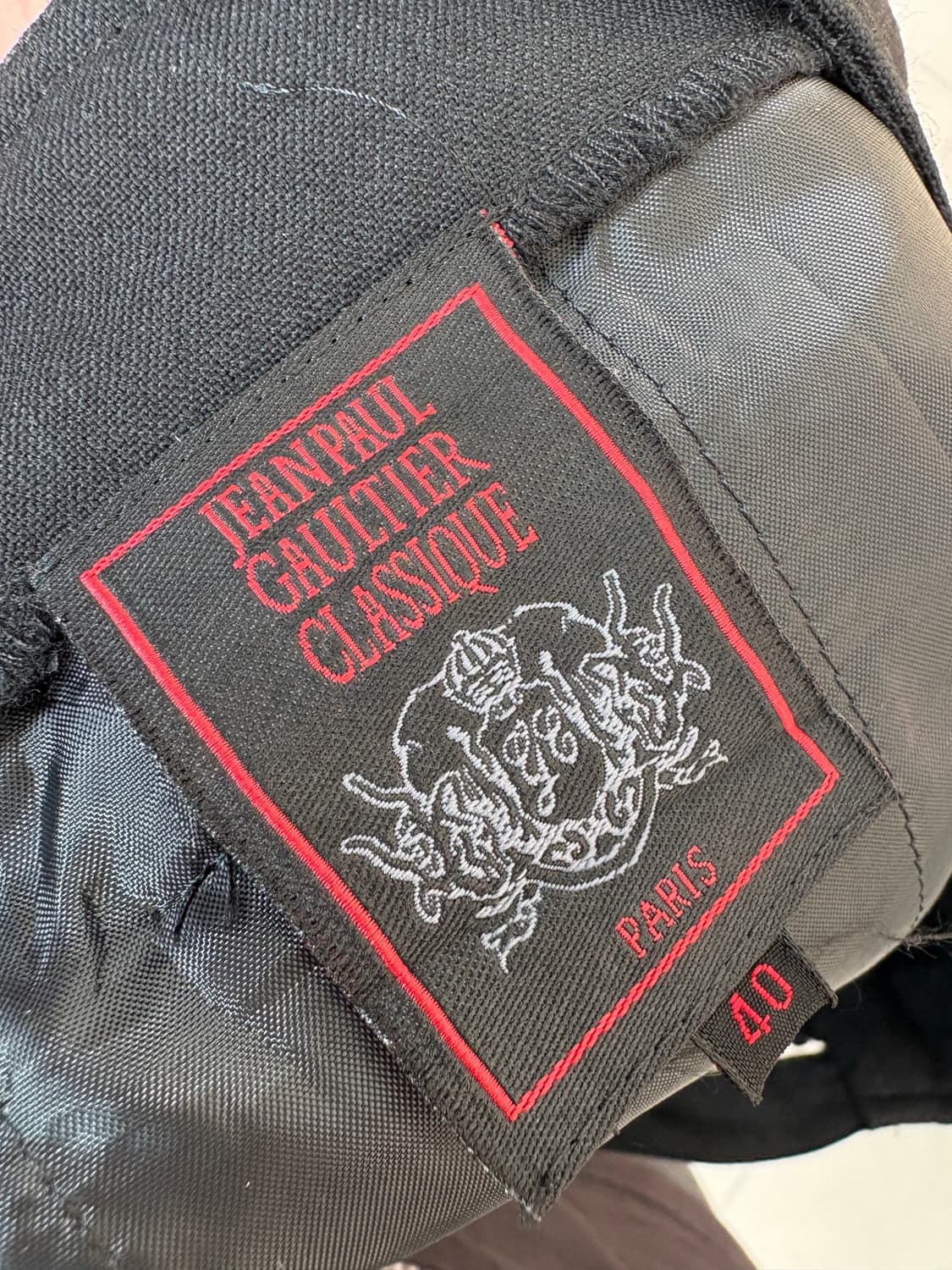 90s 장폴고티에 롱 플리츠 스커트 상품이미지7