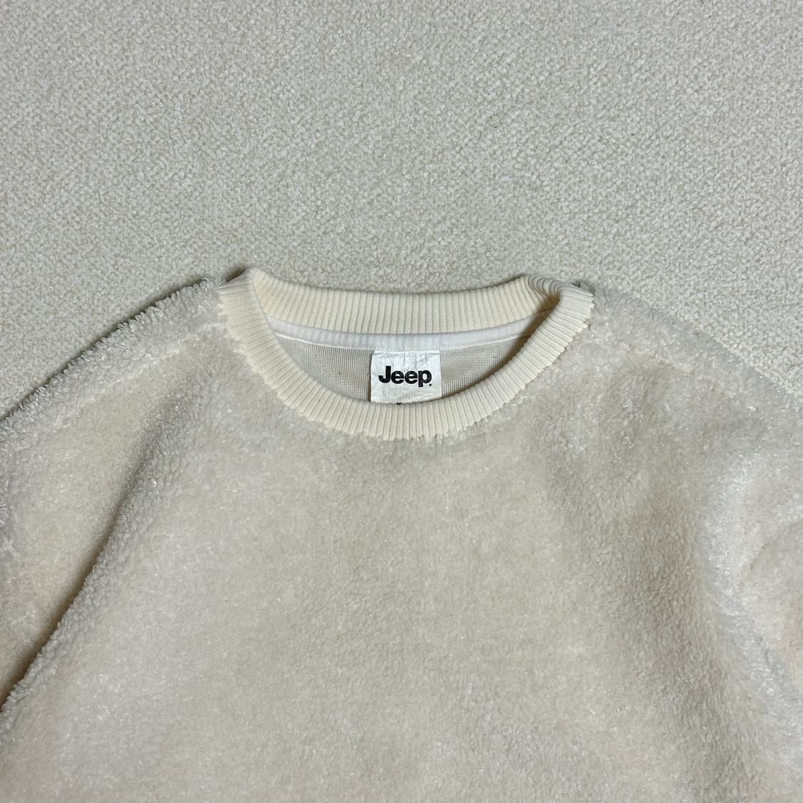 지프 뽀글이 플리스 맨투맨 상품이미지5