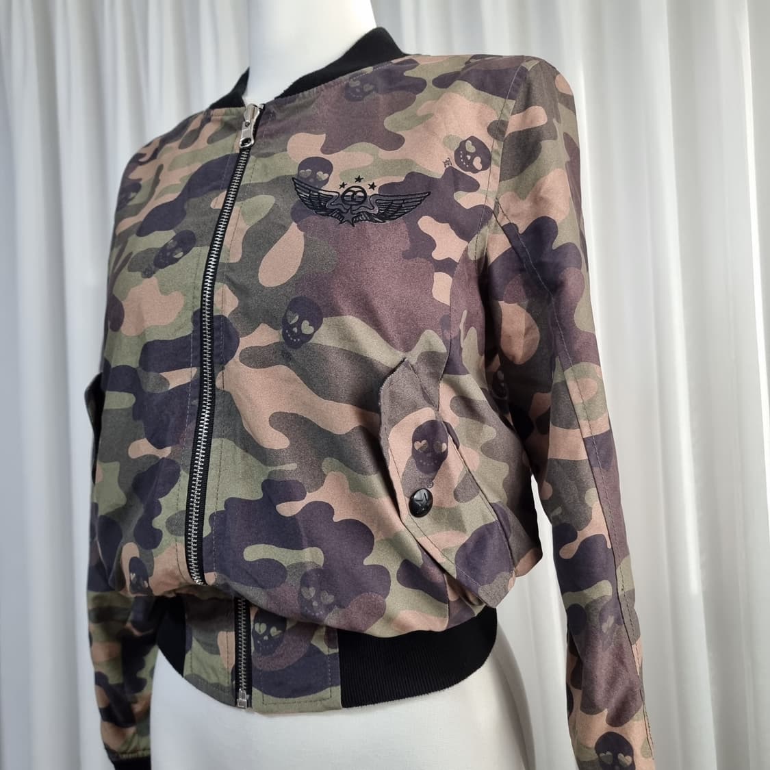 에고이스트 블루종 봄버 점퍼 자켓 (55) 상태양호/드라이완료 상품이미지7