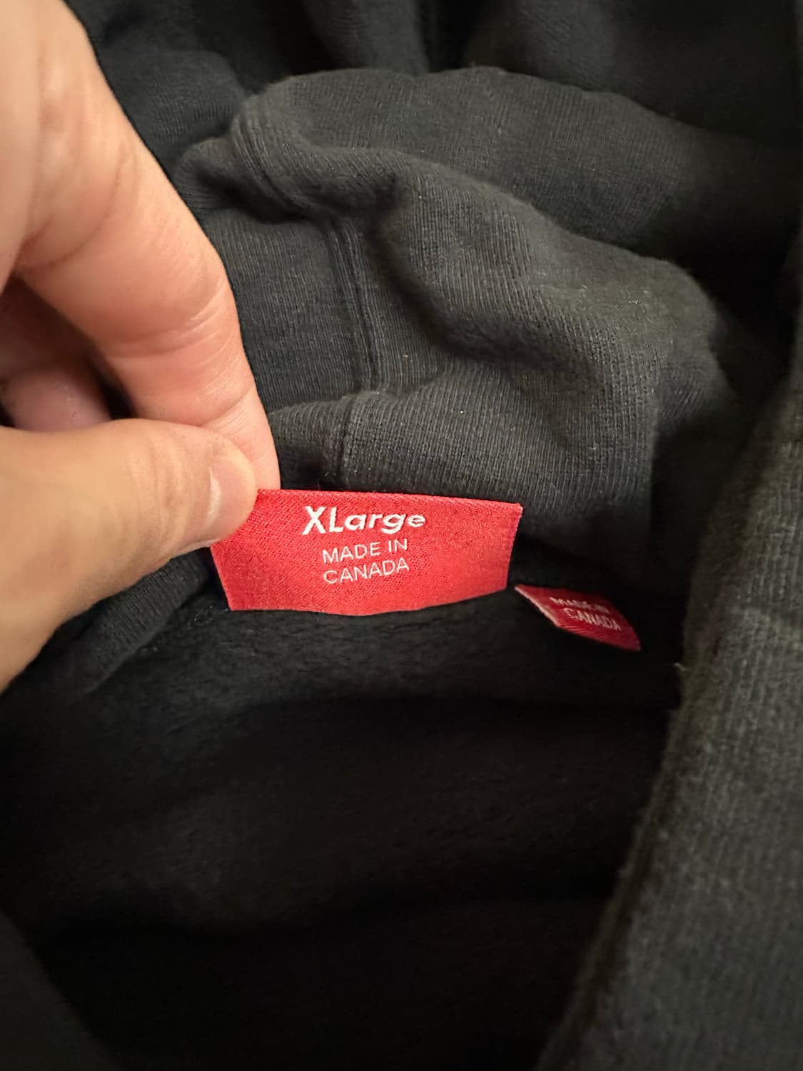 슈프림 후드티 블랙 xl 상품이미지4