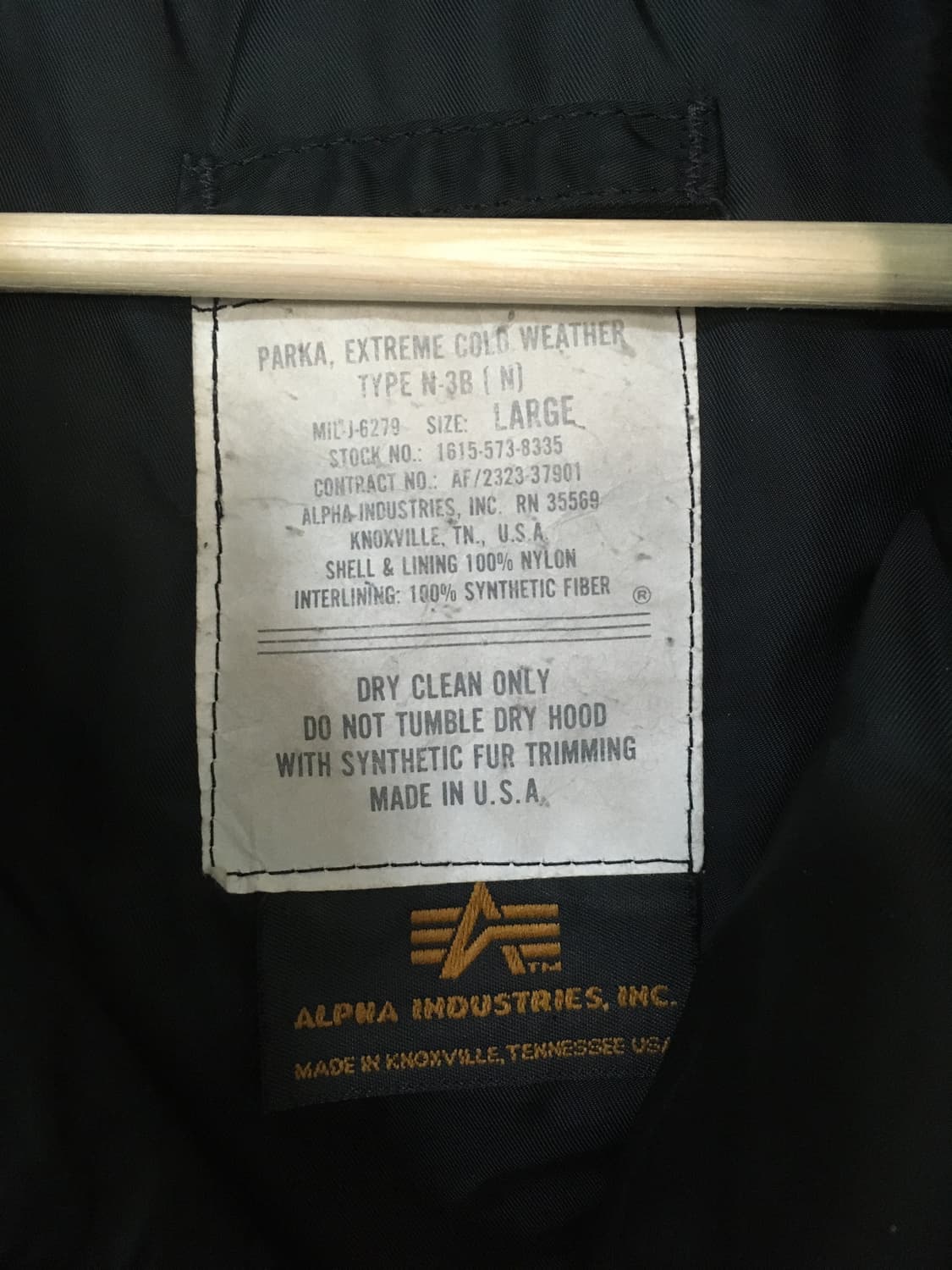 알파 인더스트리 N-3B 익스트림 콜드 웨더 파카 상품이미지10