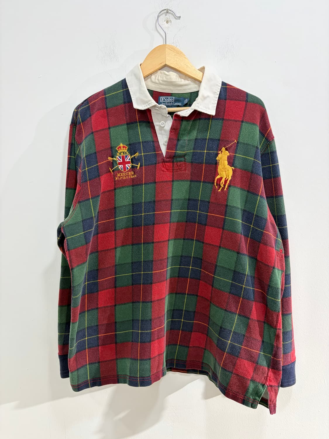 폴로 체크 빅포니 럭비 티셔츠 상품이미지5