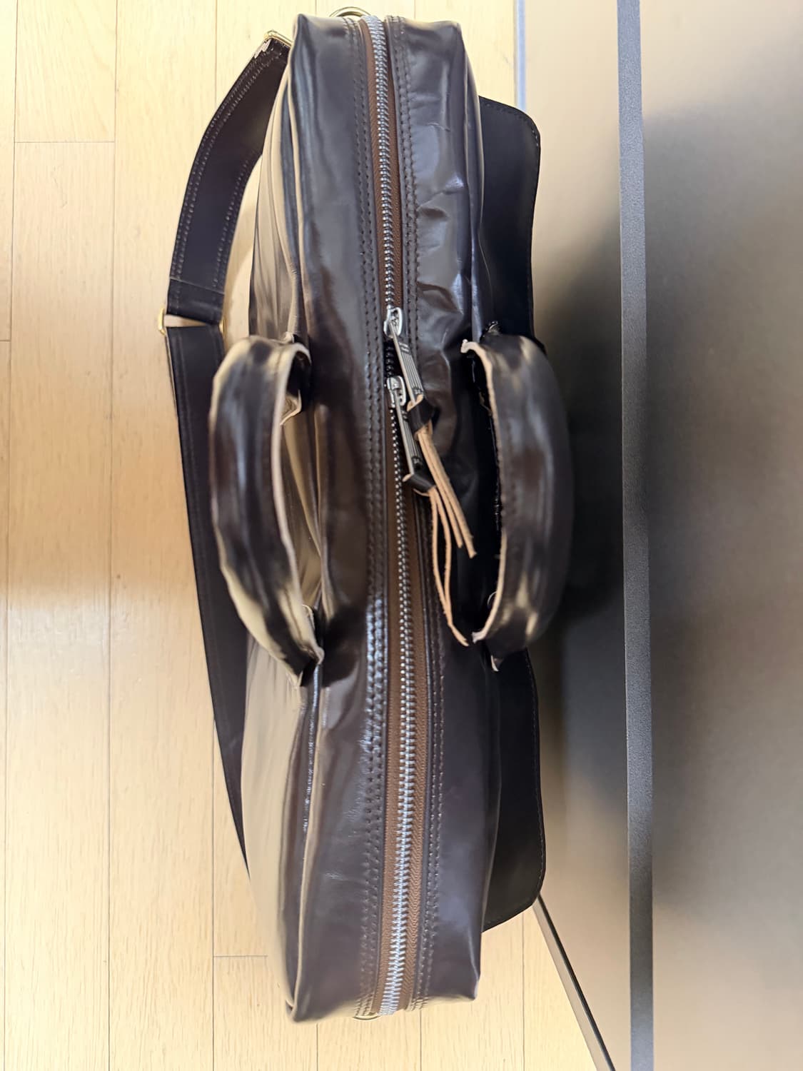 엠비스 A2 브리프케이스 브라운 16인치 상품이미지3