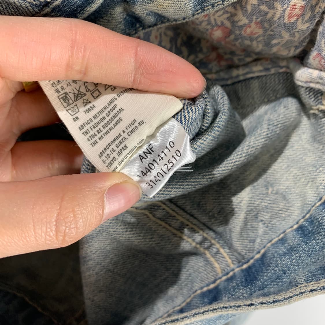 아베크롬비 포켓 워싱 데님 자켓 상품이미지5