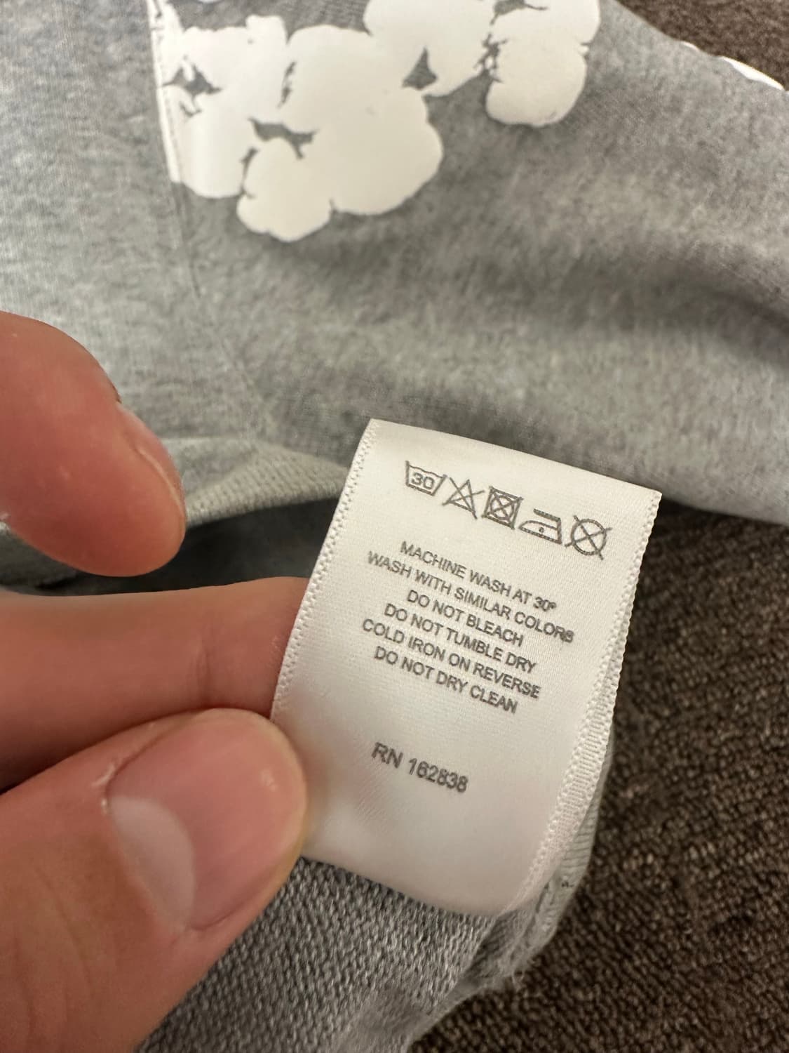 데님티어스 롱슬리브 그레이 S 상품이미지5