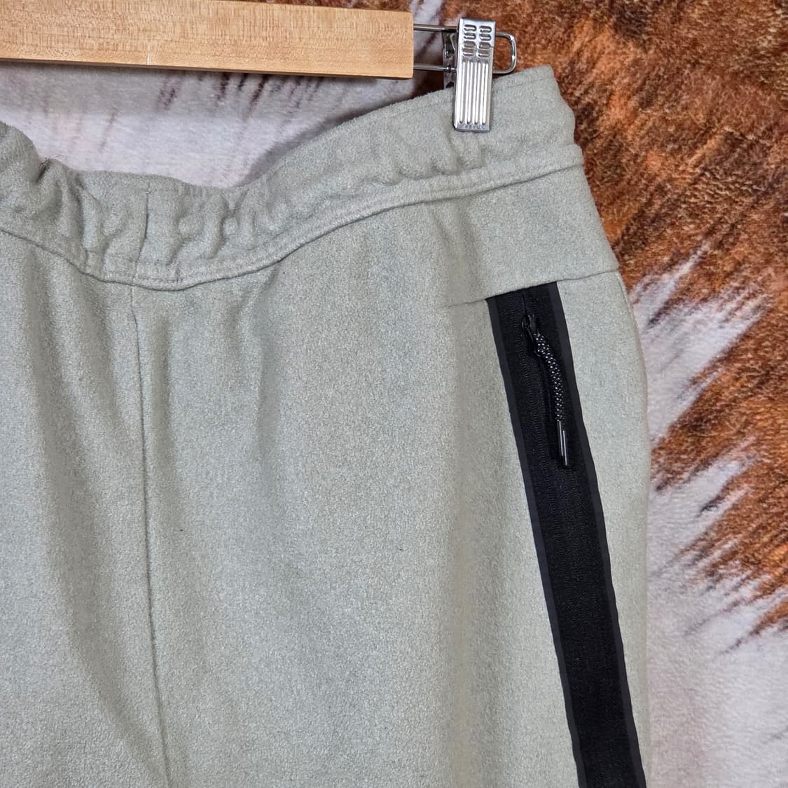 나이키 스우시 그레이 기모 후리스 조거 팬츠 상품이미지5