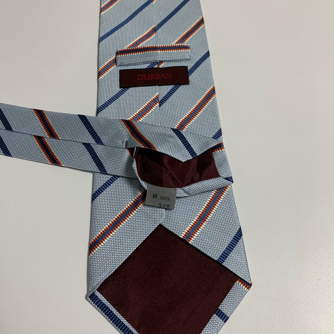 더반 이태리 100실크 스트라이프 명품넥타이 A+등급 9.5cm 상품이미지7