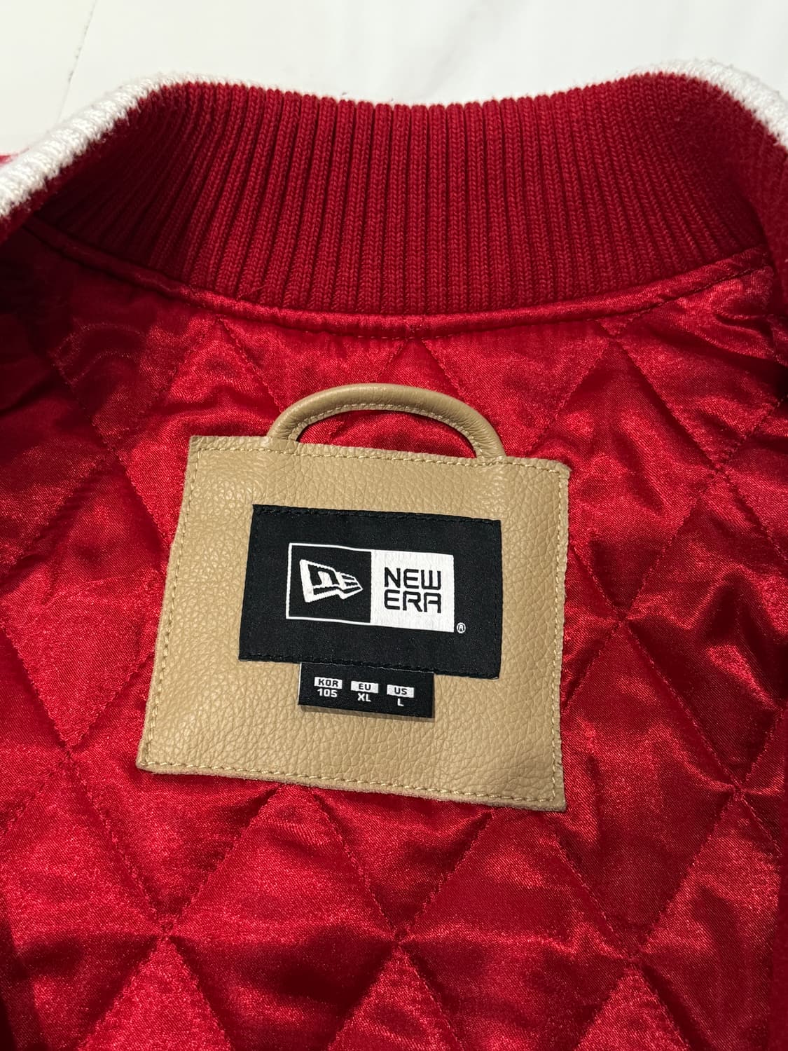 뉴에라 엑스라지 LA 클리퍼스 스타디움 자켓 바시티 레드  상품이미지8