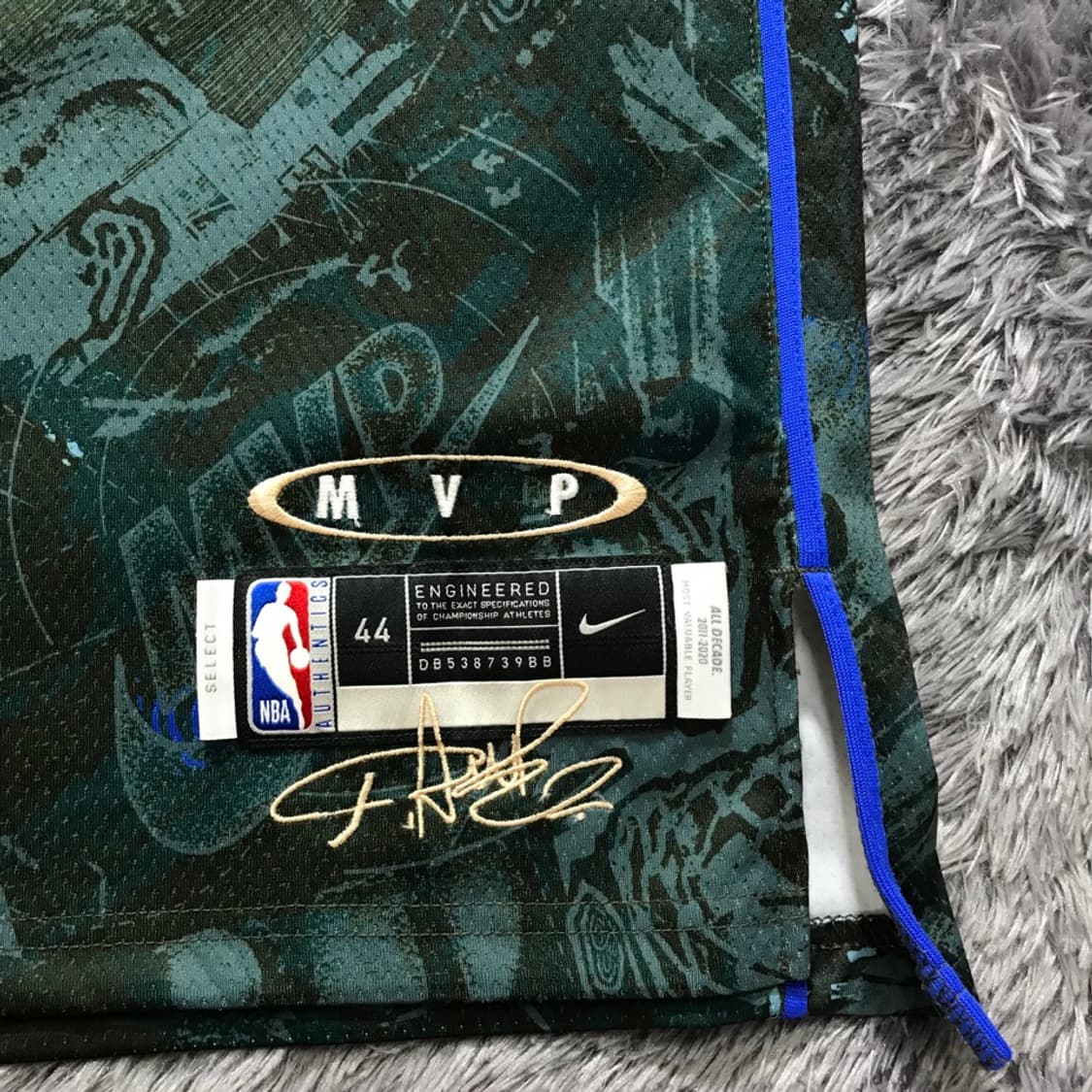 [[M(100),A급] 나이키 NBA 밀워키 야니스안데토쿤보 져지@715 상품이미지4