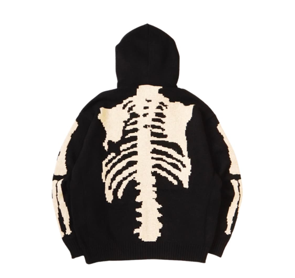 캐피탈 5G 울 본 니트후드 블랙 3사이즈 상품이미지1