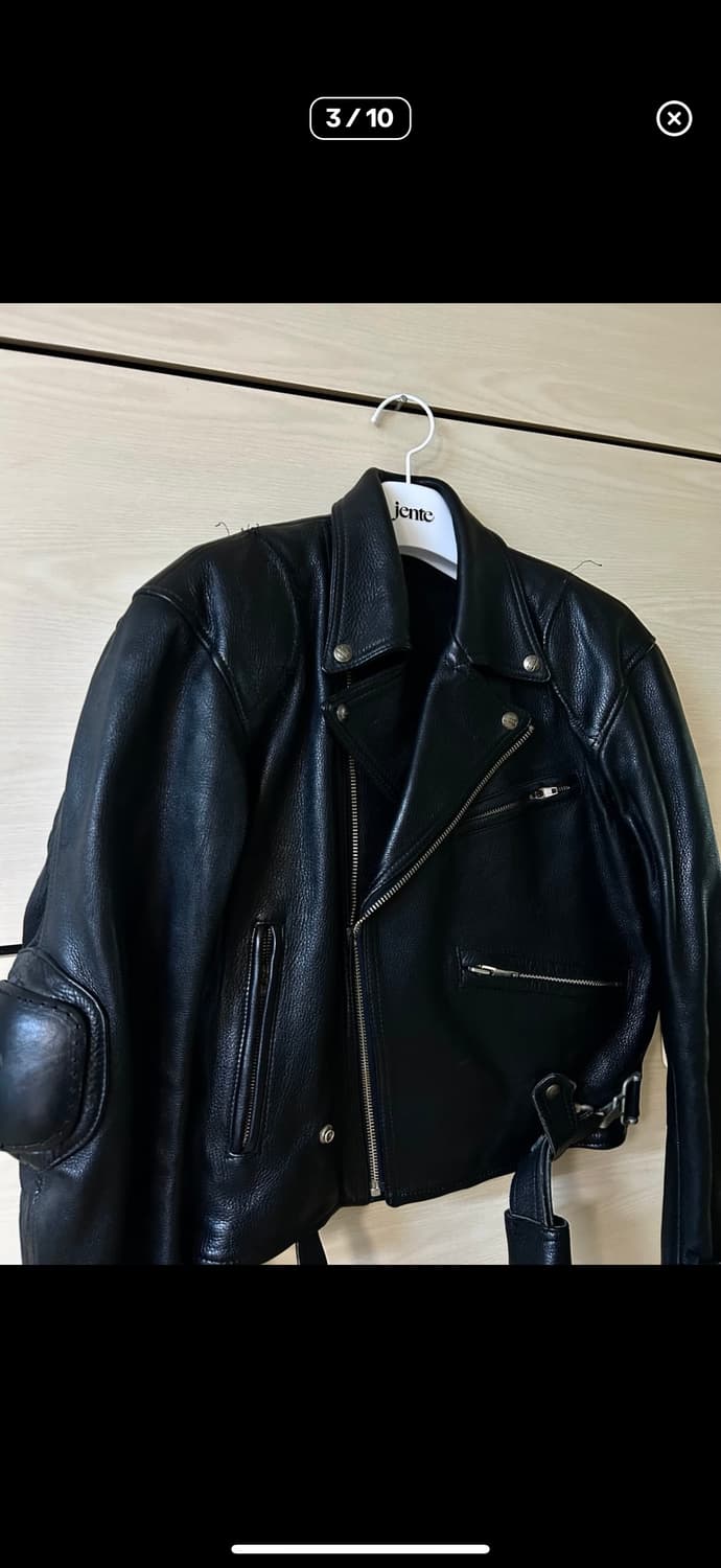 Heavy Biker Cow Leather Jacket 레더 자켓 상품이미지2