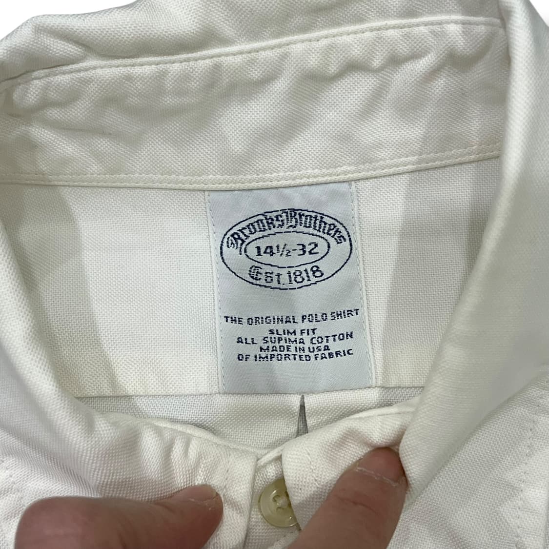 브룩스브라더스 화이트셔츠 s08440 상품이미지7