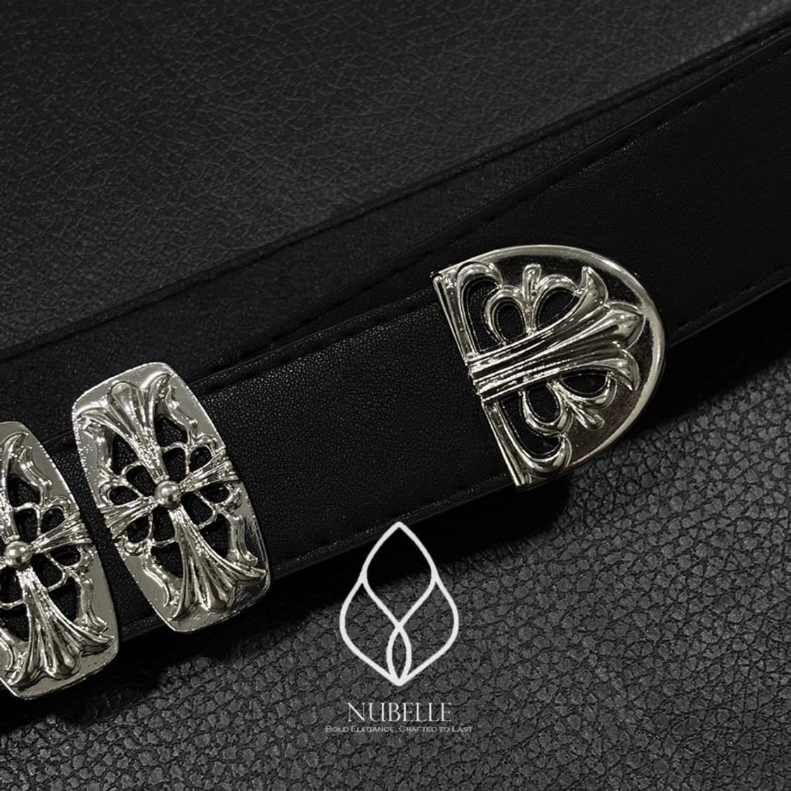 🌗 Chrome western belt / 크롬 볼드 웨스턴 벨트 상품이미지5