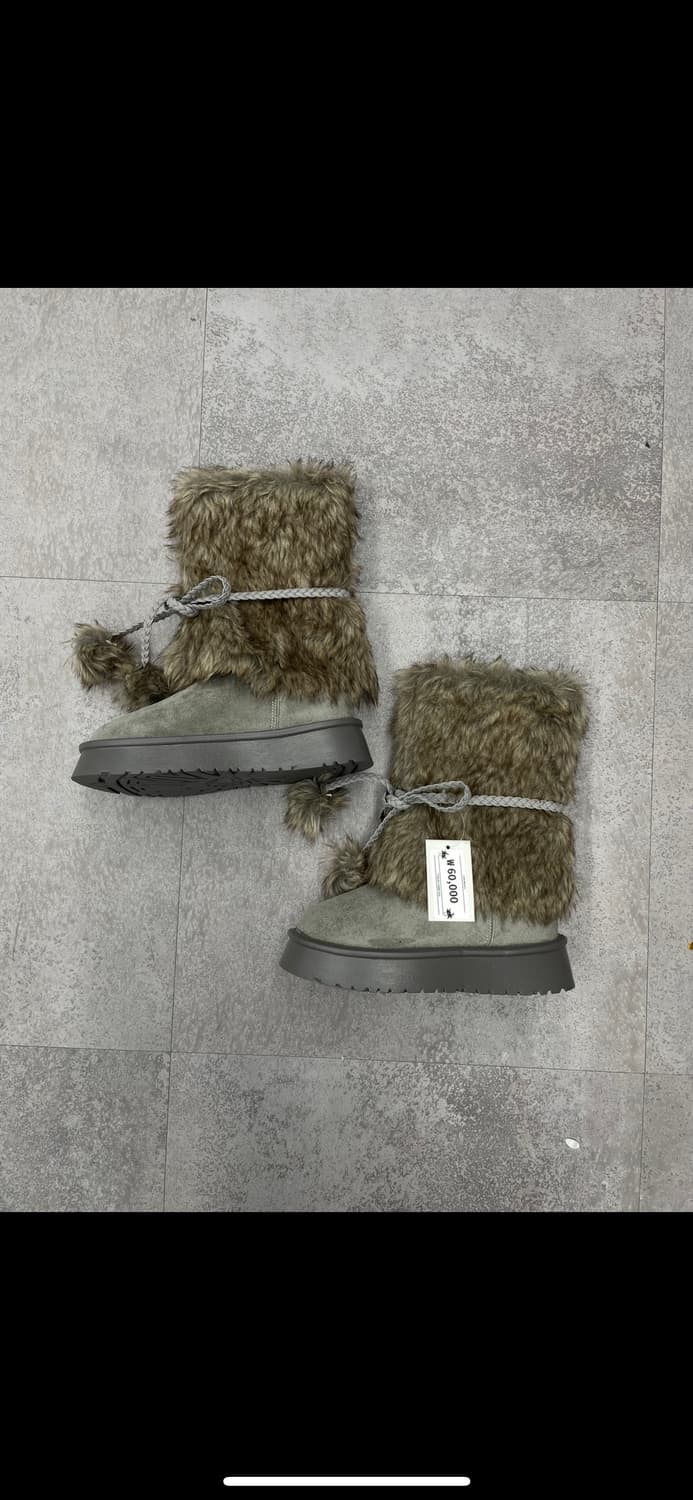 빈티지 어그 방울 퍼 부츠 H1582 상품이미지1