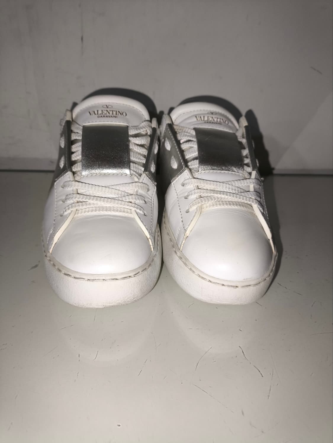 35 220mm 발렌티노 히든 오픈 메탈릭 스니커즈 상품이미지3