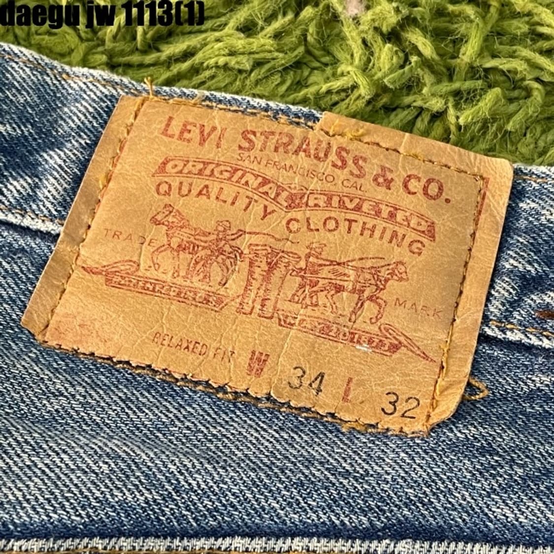 리바이스 패치워크 리메이크 데님팬츠 상품이미지6