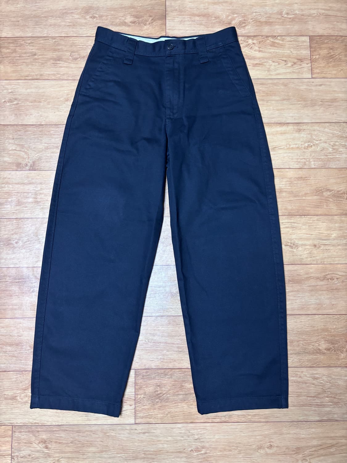 유니클로 와이드핏치노팬츠 09블랙 76사이즈 상품이미지1