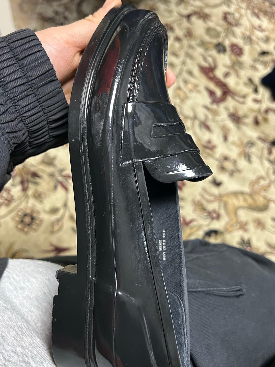 헌터 오리지널 페니 로퍼 블랙 235 상품이미지6