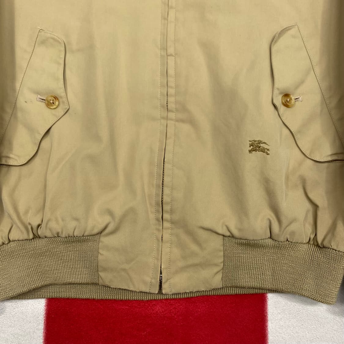 버버리 해링턴자켓 실측S-M  상품이미지4