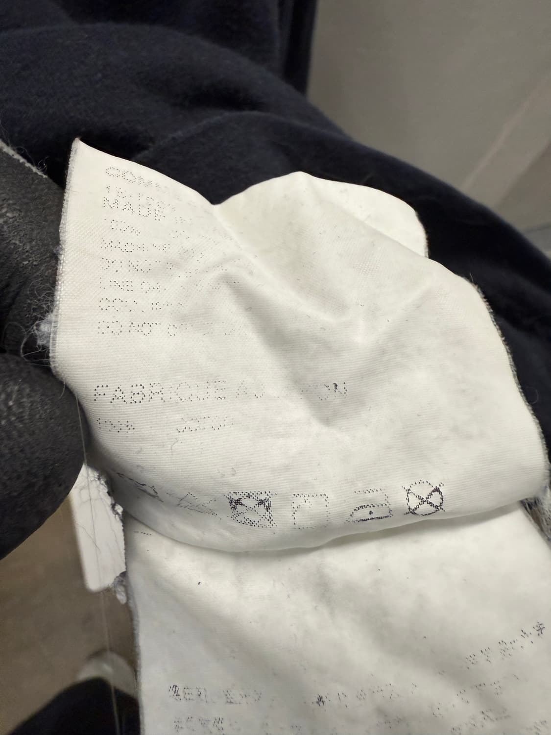 꼼데가르송 블랙 긴팔 티셔츠 M 상품이미지6