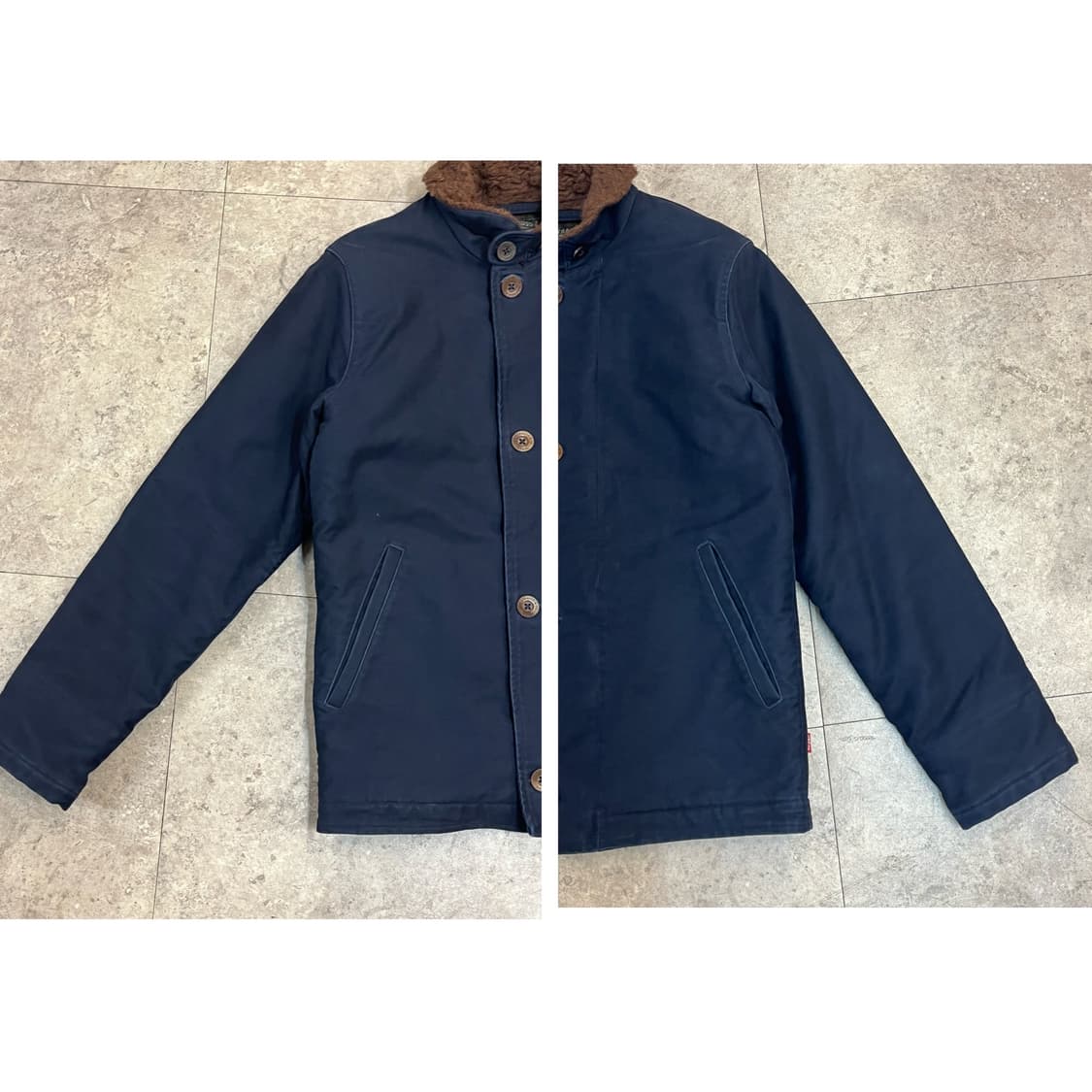 리바이스 양털 자켓 네이비 S #csz2161 상품이미지8