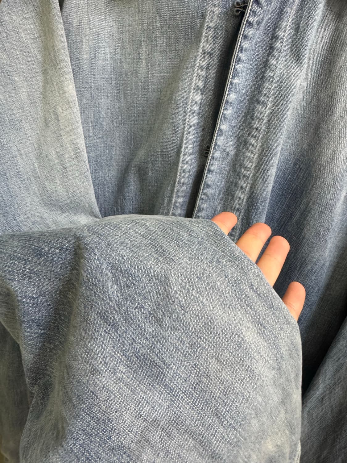 아프레쎄 22fw 데님 커버올 us navy 상품이미지4