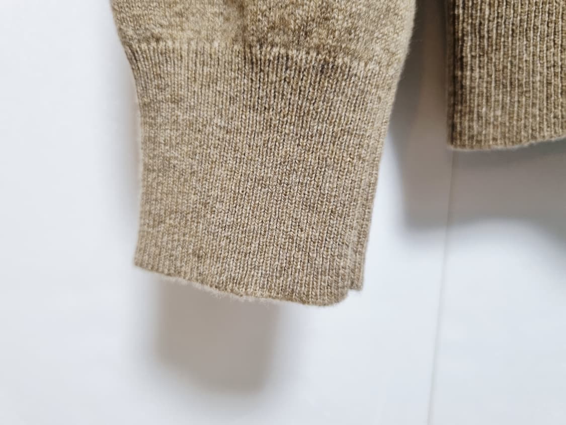 남성 폴로 메리노 울 100% WOOL 양모 모 라운드 긴팔 니트 상품이미지5