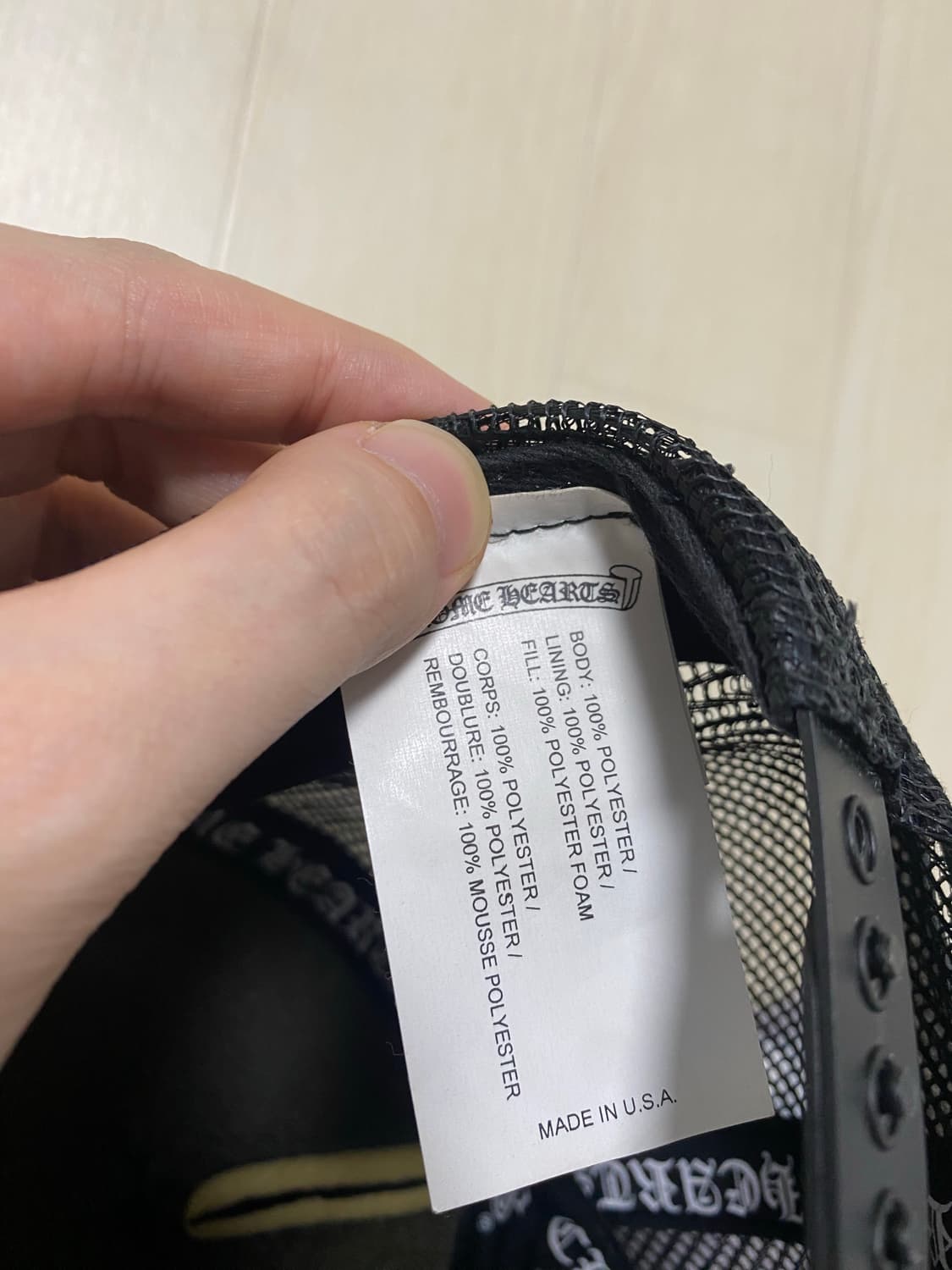 크롬하츠 킹타코 매쉬 트러커캡 모자 뤡코즈 블라인드파일즈 상품이미지9