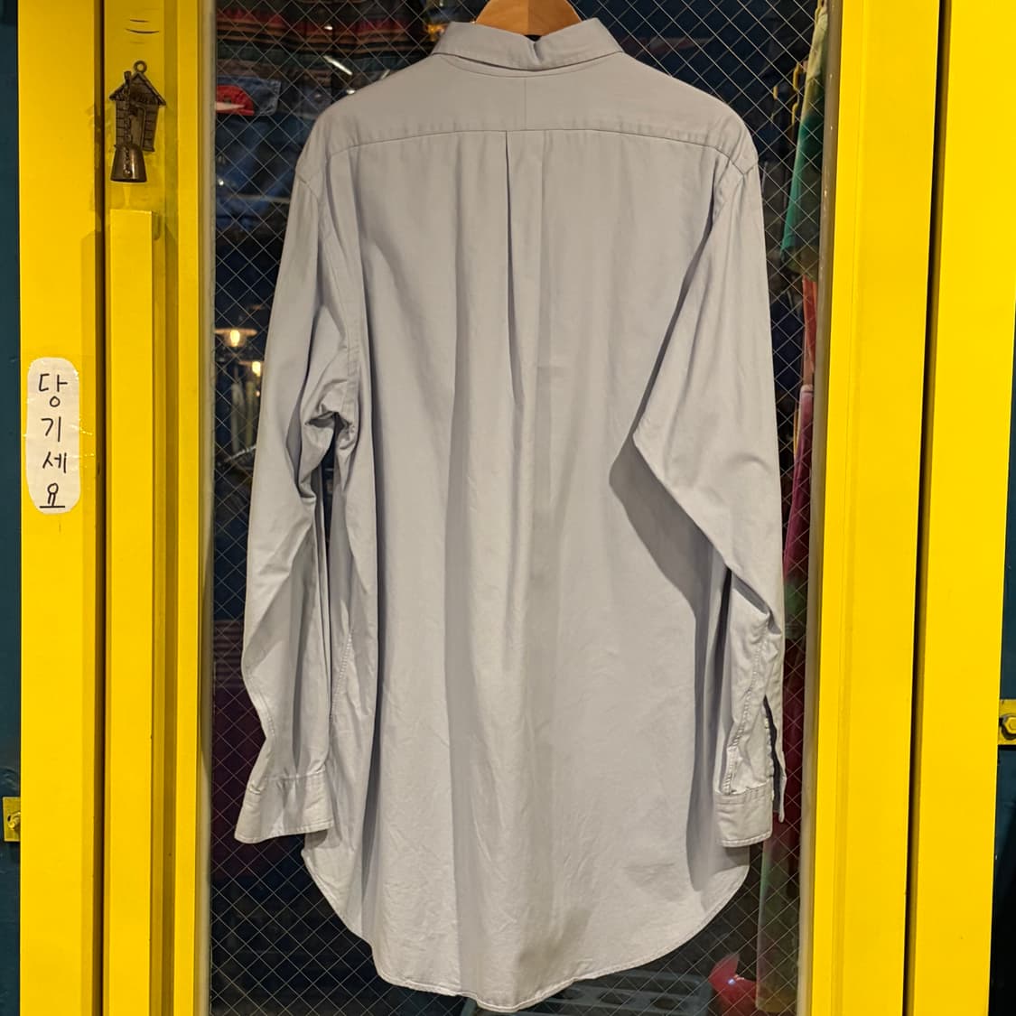 polo 폴로 핑크 자수 블루 긴팔 셔츠 상품이미지6