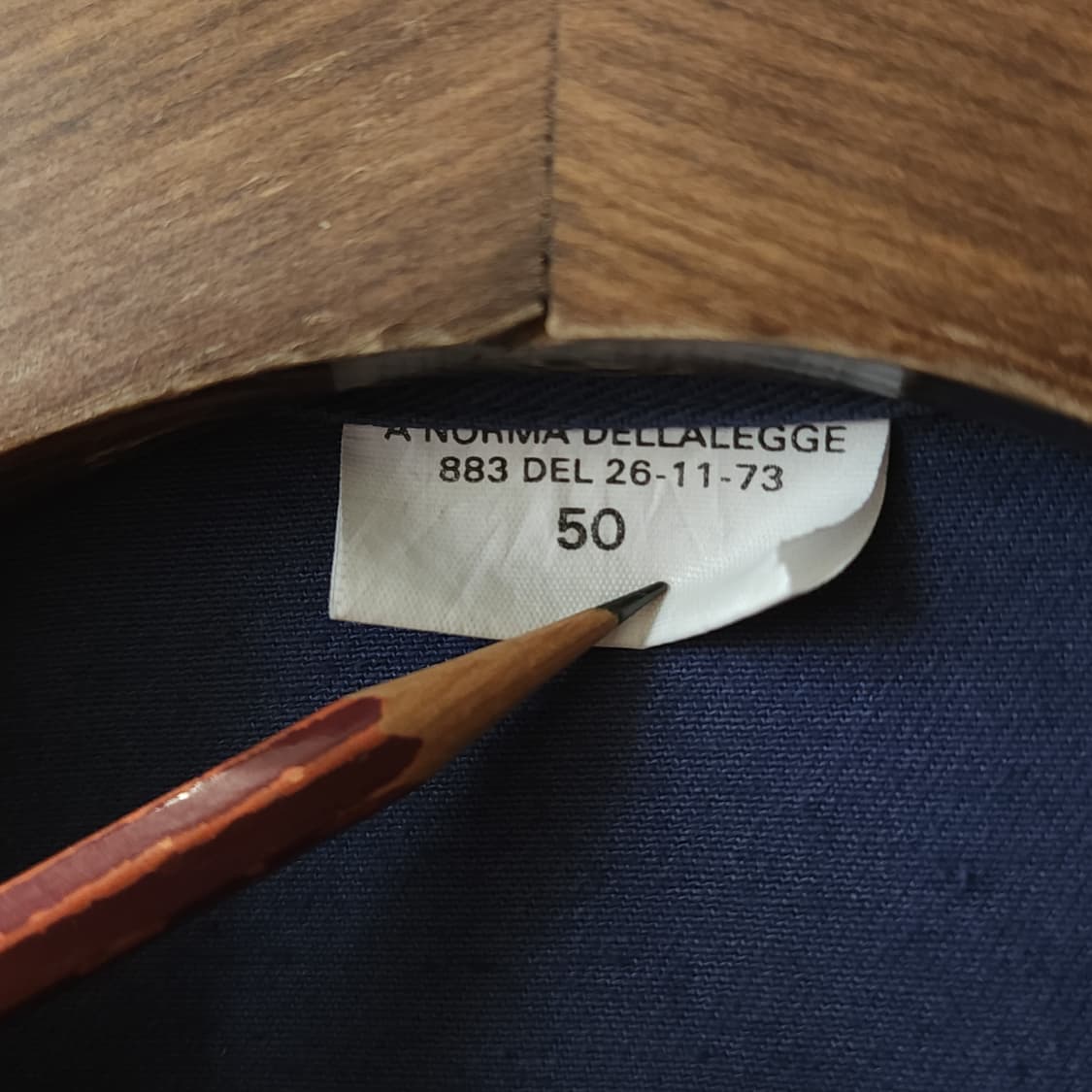 80s 프렌치 워크자켓 프렌치 샵 코트 페이딩 블루 50 상품이미지7