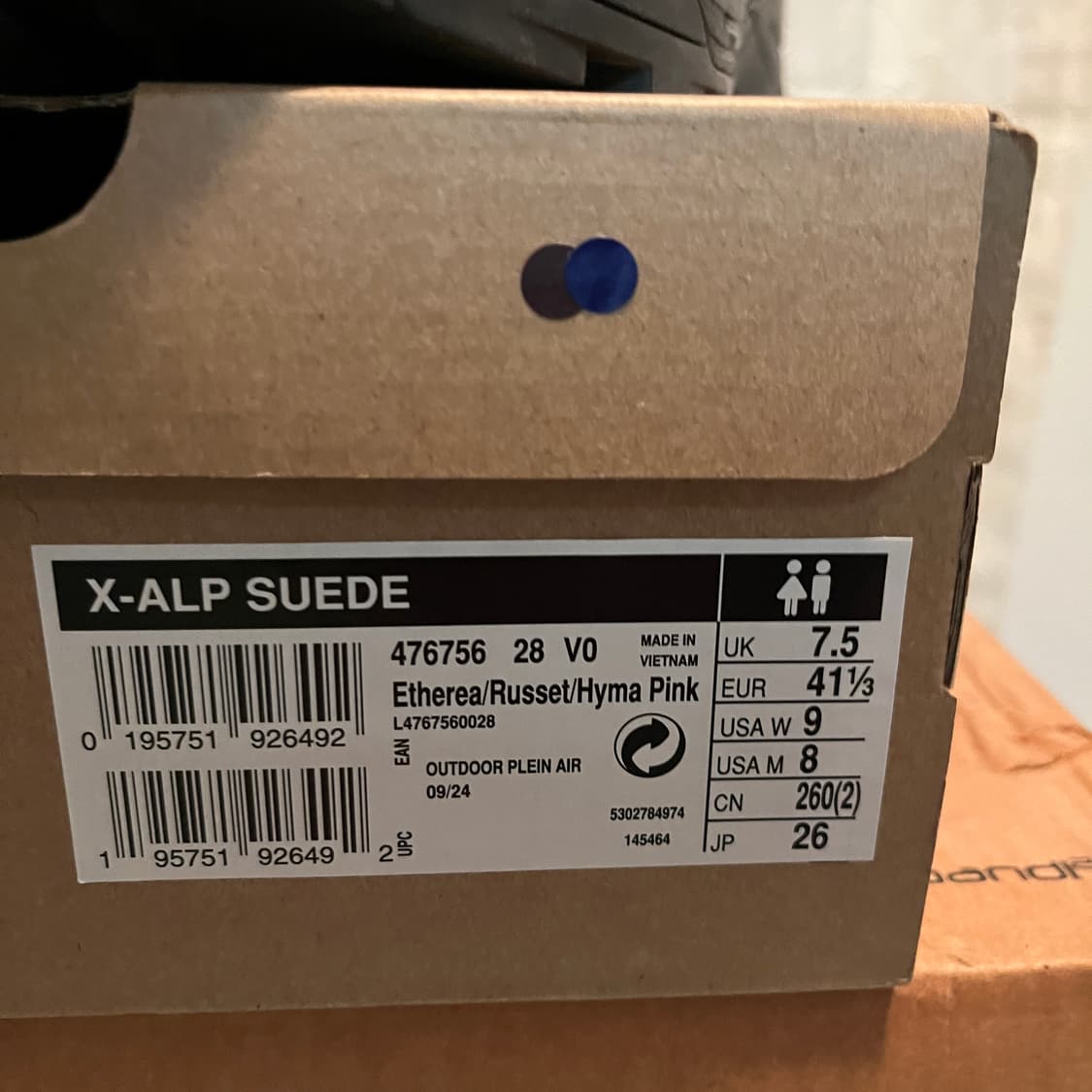 살로몬 X-Alp 스웨이드 에테아 러셋 260 상품이미지7