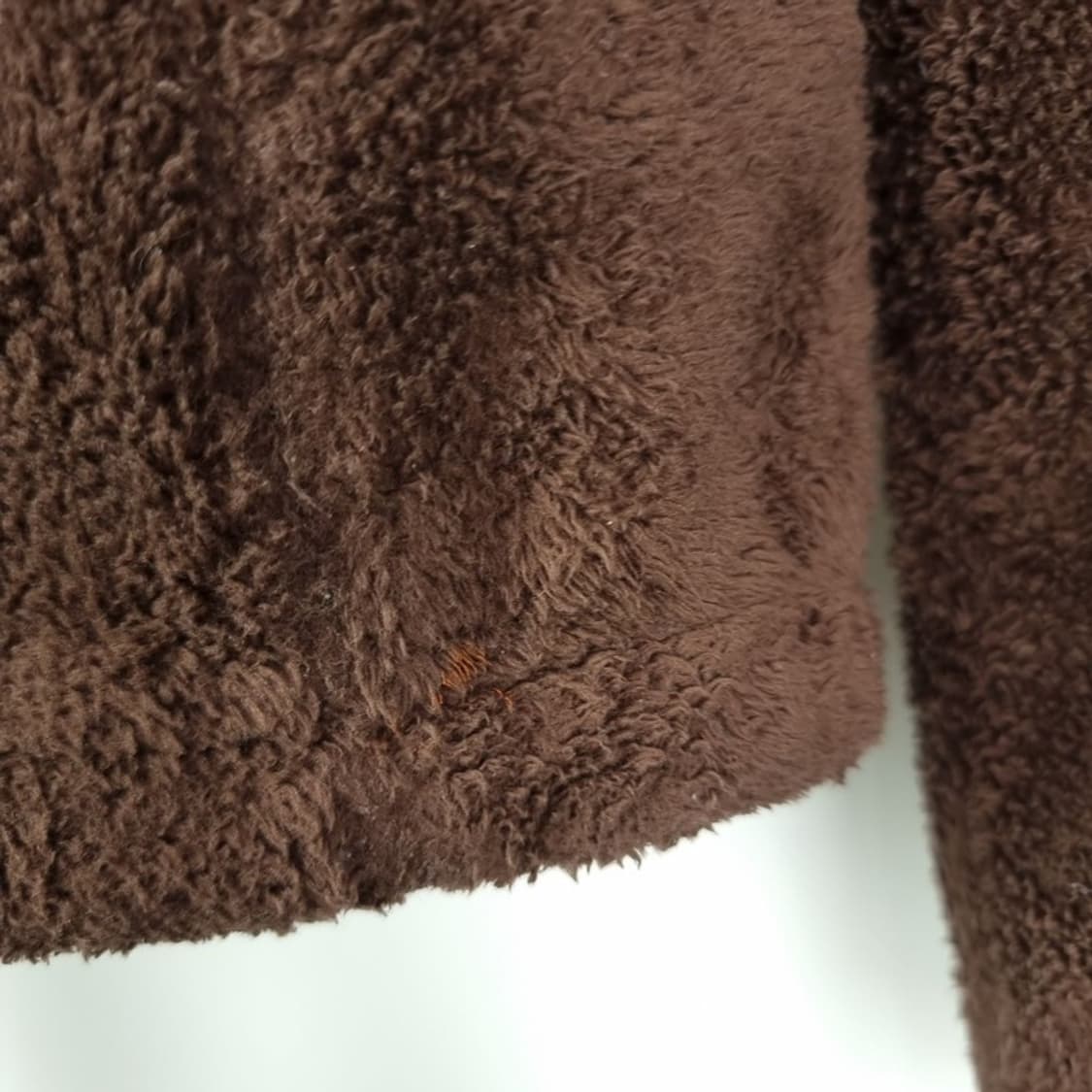 [노스페이스] 로고 자수 후리스 자켓 초코브라운 M19229 상품이미지10