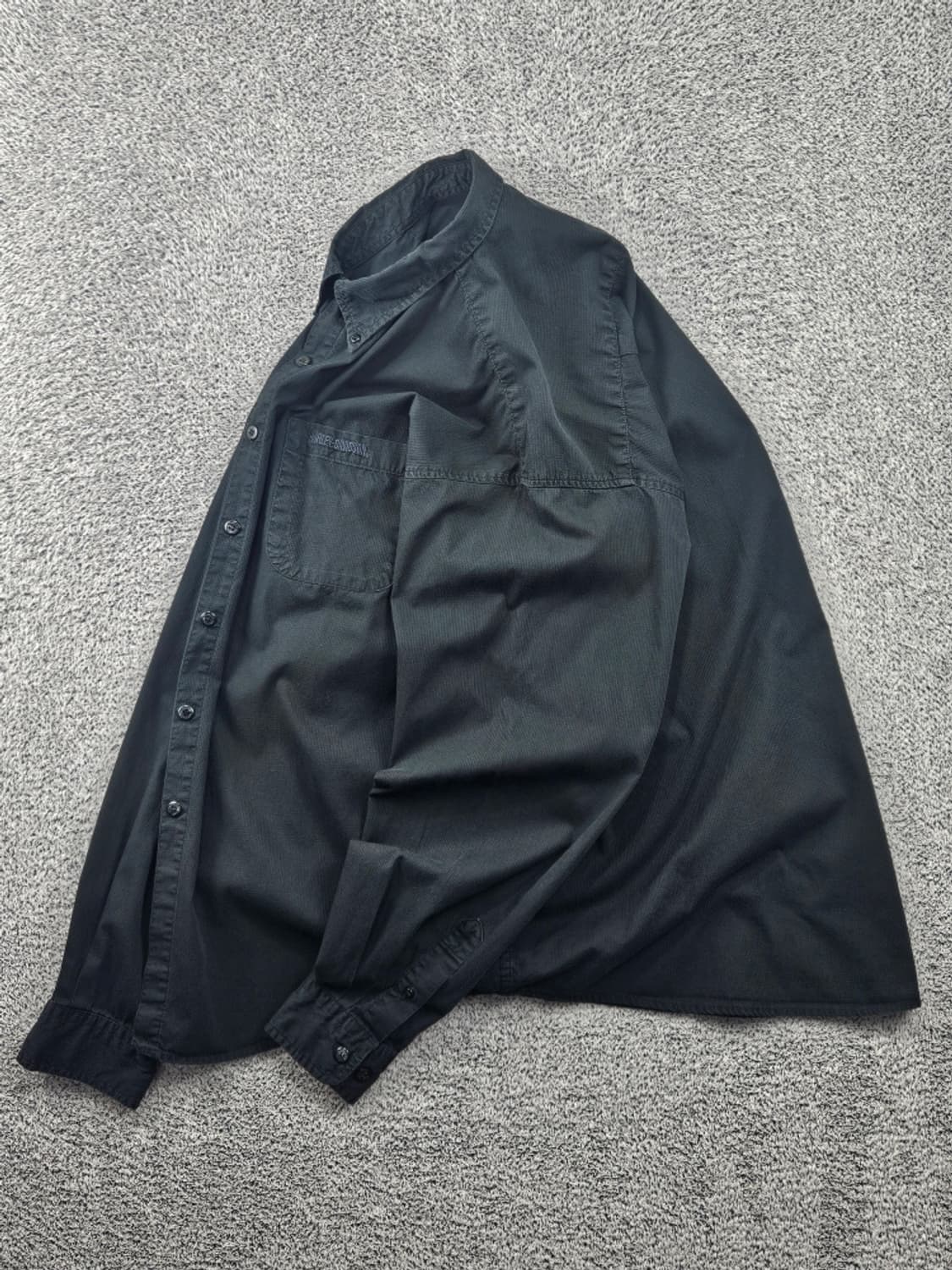 할리데이비슨 버튼다운 포켓 레터링 바이커 셔츠 ( XL ) / 11591 상품이미지3