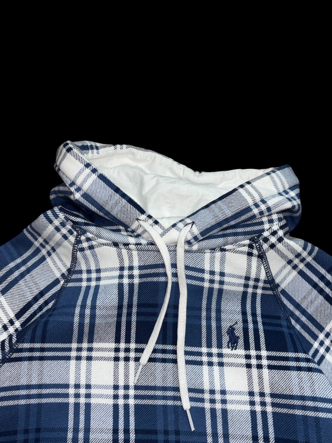 폴로 랄프로렌 체크 후드티 ( qr인증) 상품이미지4