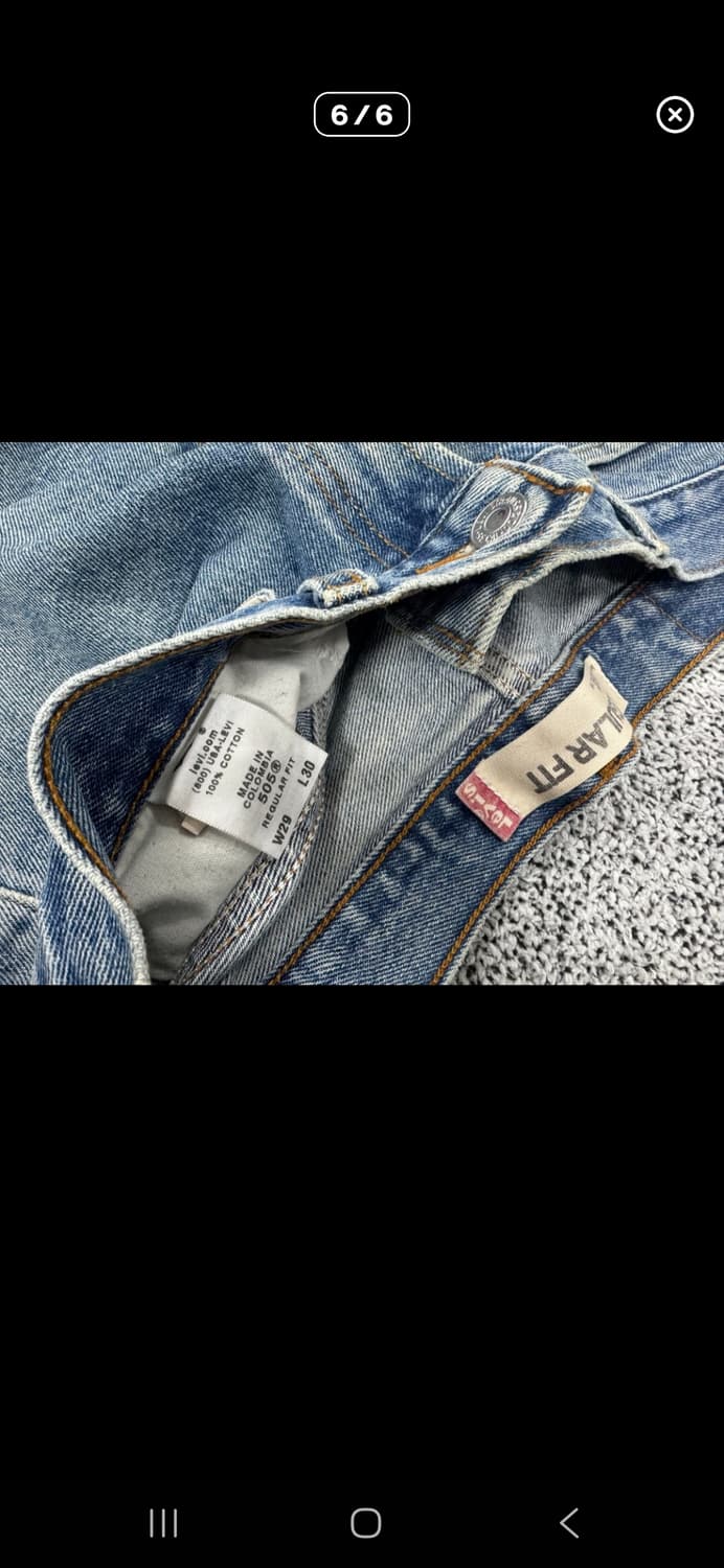 리바이스 505 29/30 상품이미지6