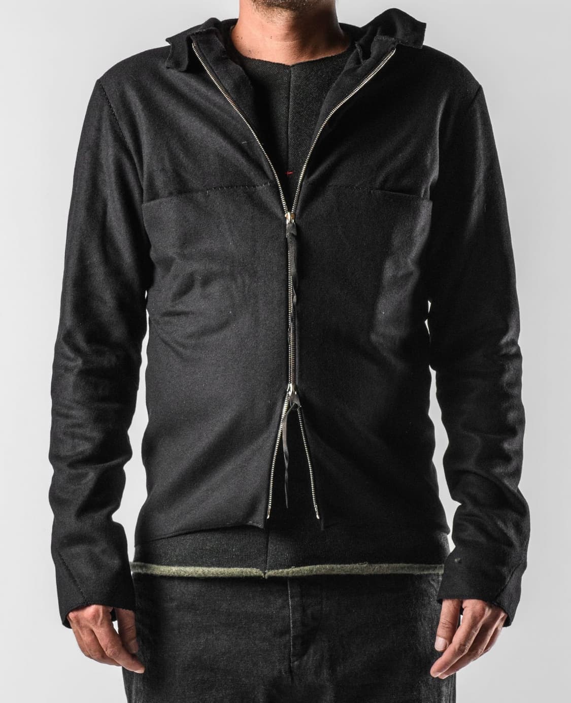 [50] ma+ 엠에이크로스 에비에이터 자켓 블랙 상품이미지1