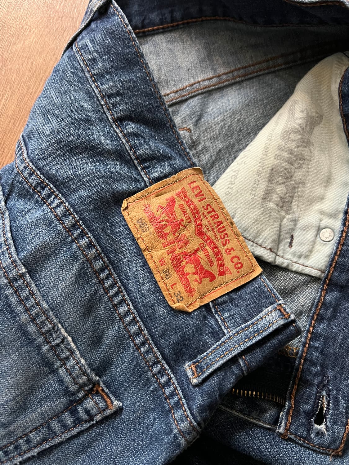 [36]리바이스 569 빈티지 워싱 와이드핏 데님 팬츠 상품이미지7