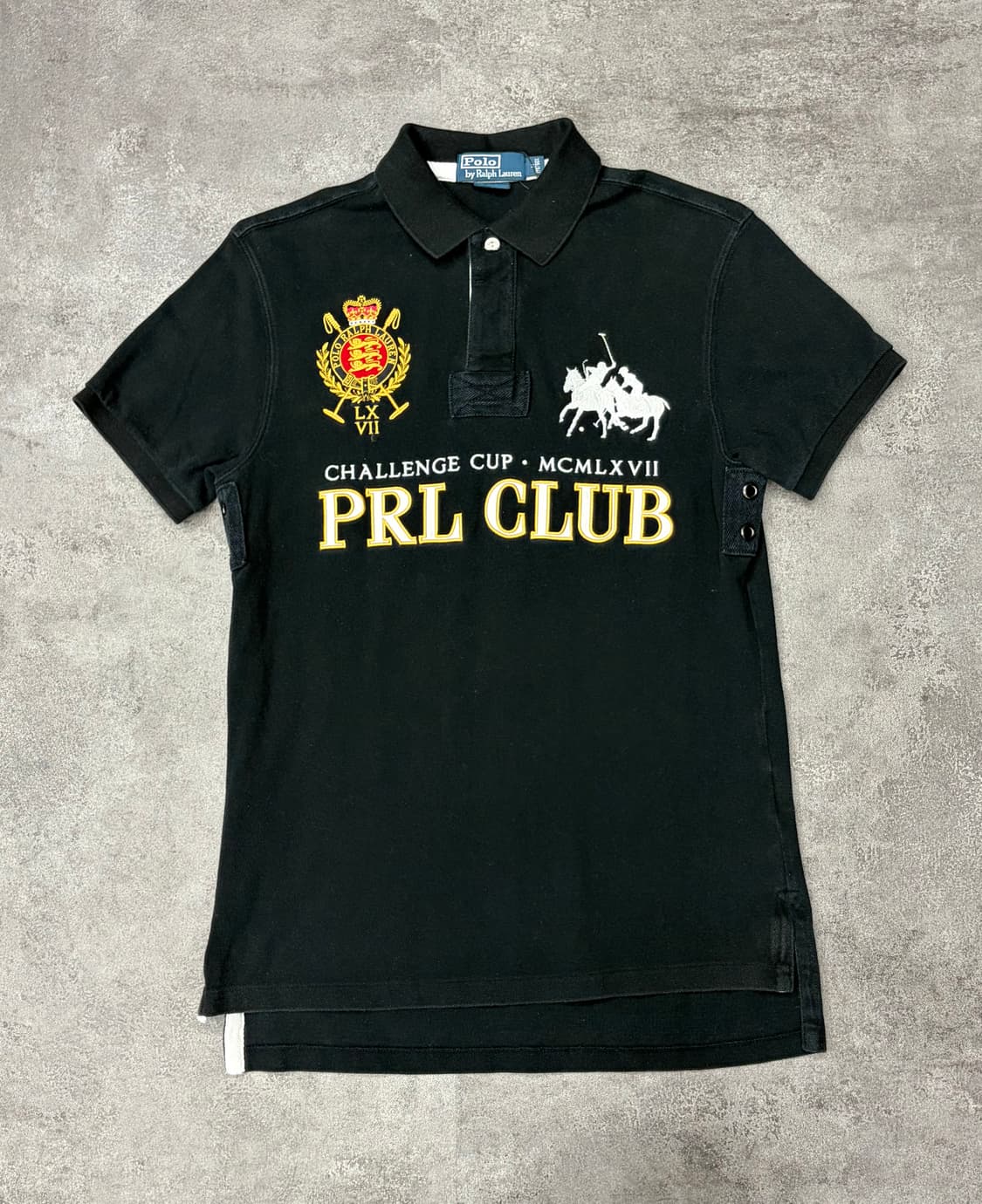 폴로 랄프로렌 빅포니 반팔 카라티 블랙 PRL CLUB 상품이미지1
