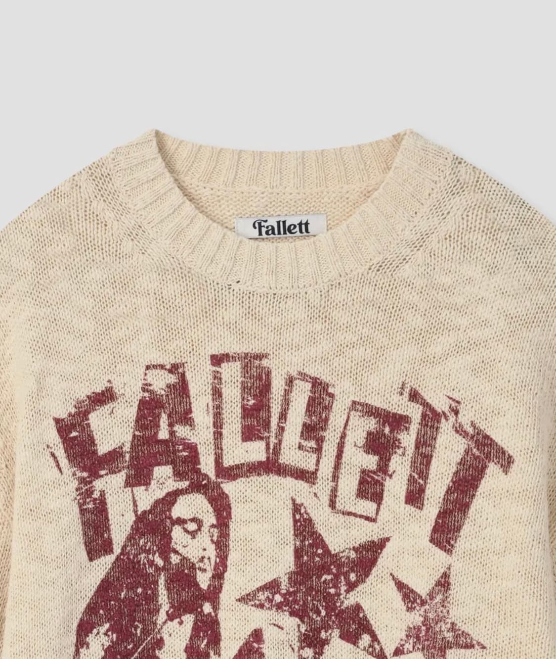 팔렛 락 밴드 니트 아이보리 상품이미지3