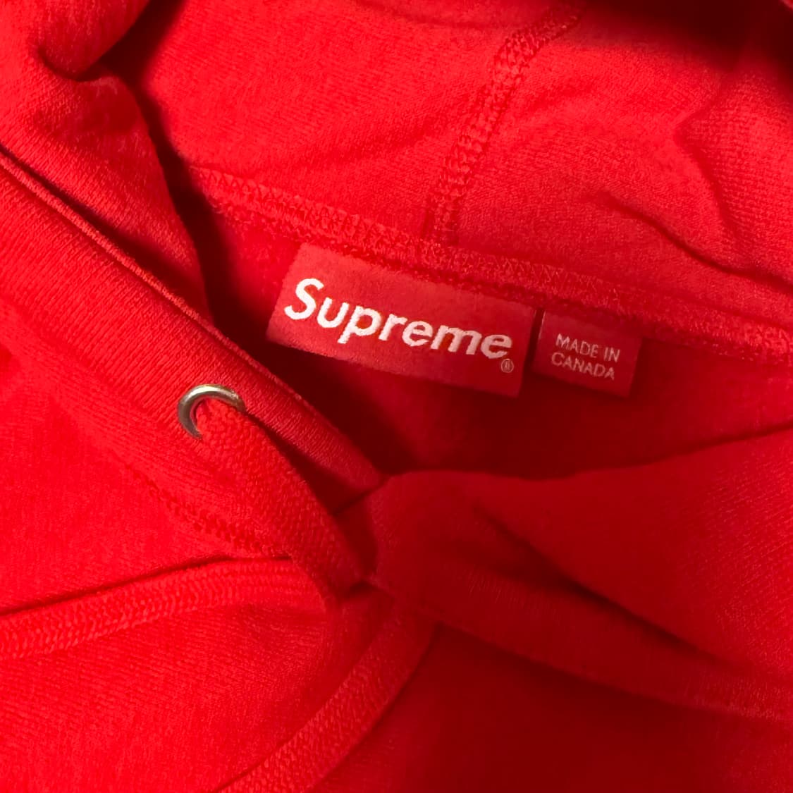 [XL] 슈프림 박스로고 후드 스웨트셔츠 레드 - 23FW 상품이미지5