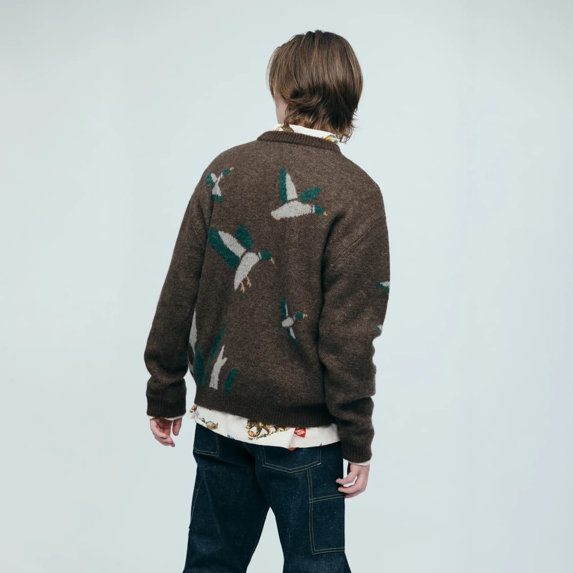 ((새상품)) 휴먼메이드 오리 니트 스웨터 XL 상품이미지6