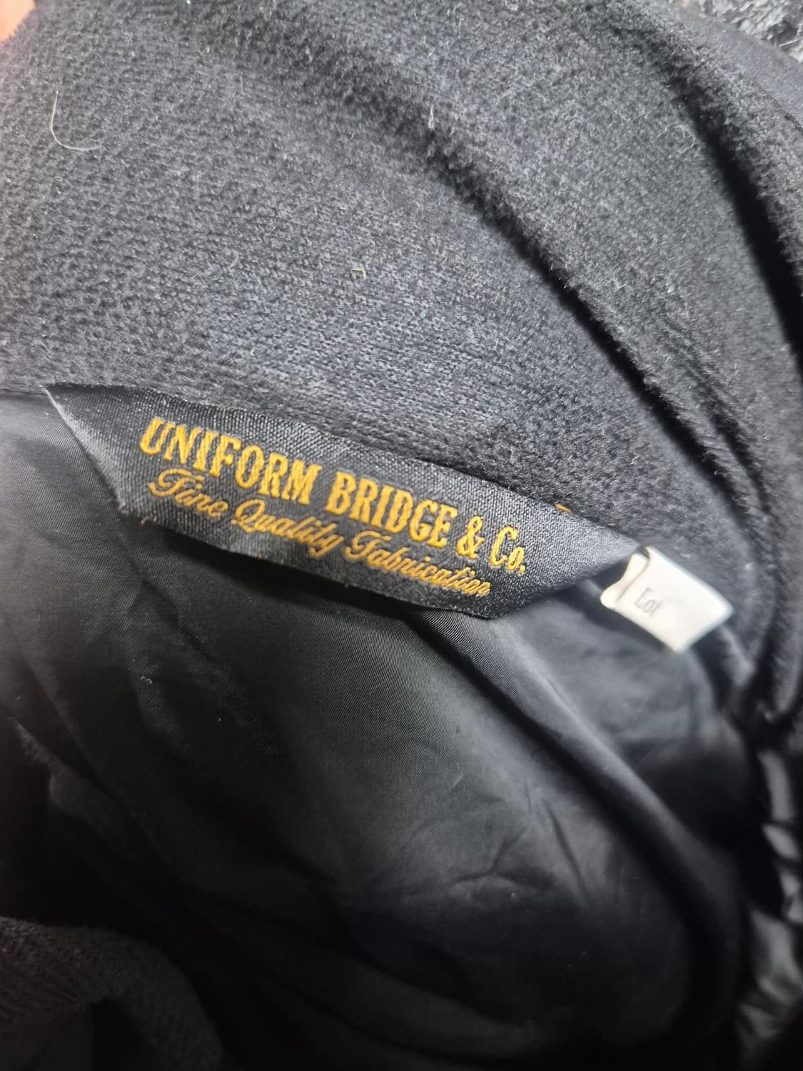 유니폼브릿지 앤 코 블랙 롱 패딩 L 상품이미지3