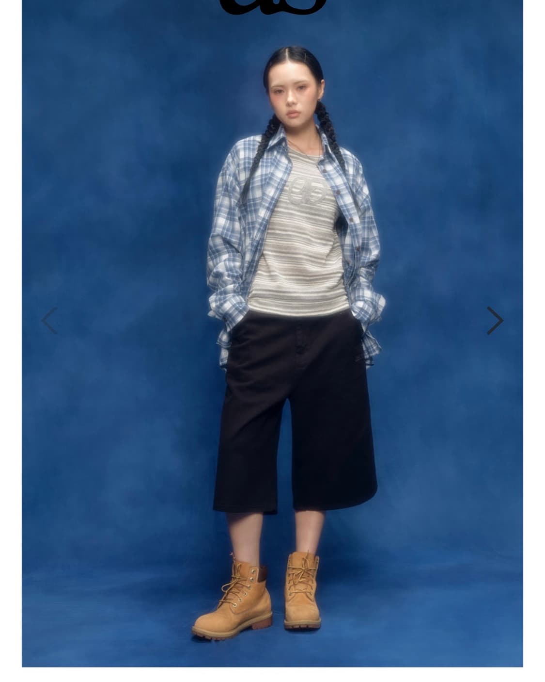 애즈온 BLACK BURMUDA PANTS 상품이미지2