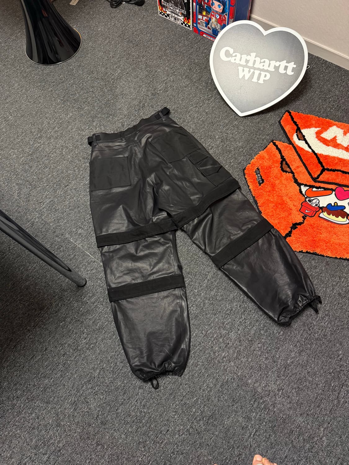 [1] 파 아카이브 레이어드 워크 팬츠 블랙 상품이미지10