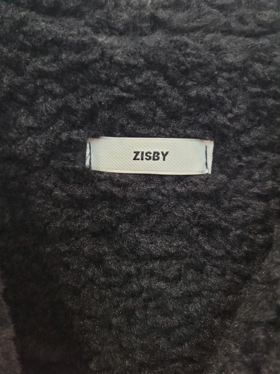 ZISBY 빅카라 세일러카라 블랙 무스탕 자켓 55~66 상품이미지7