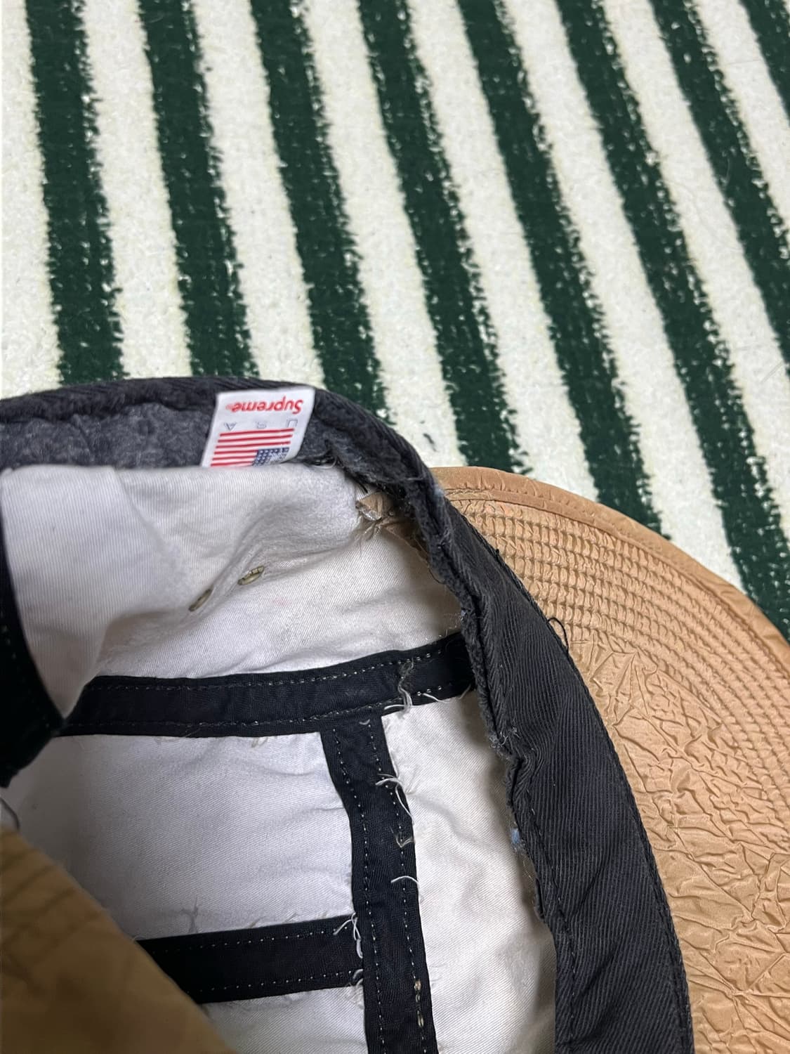 supreme wrinkled nylon soft camp cap 상품이미지3